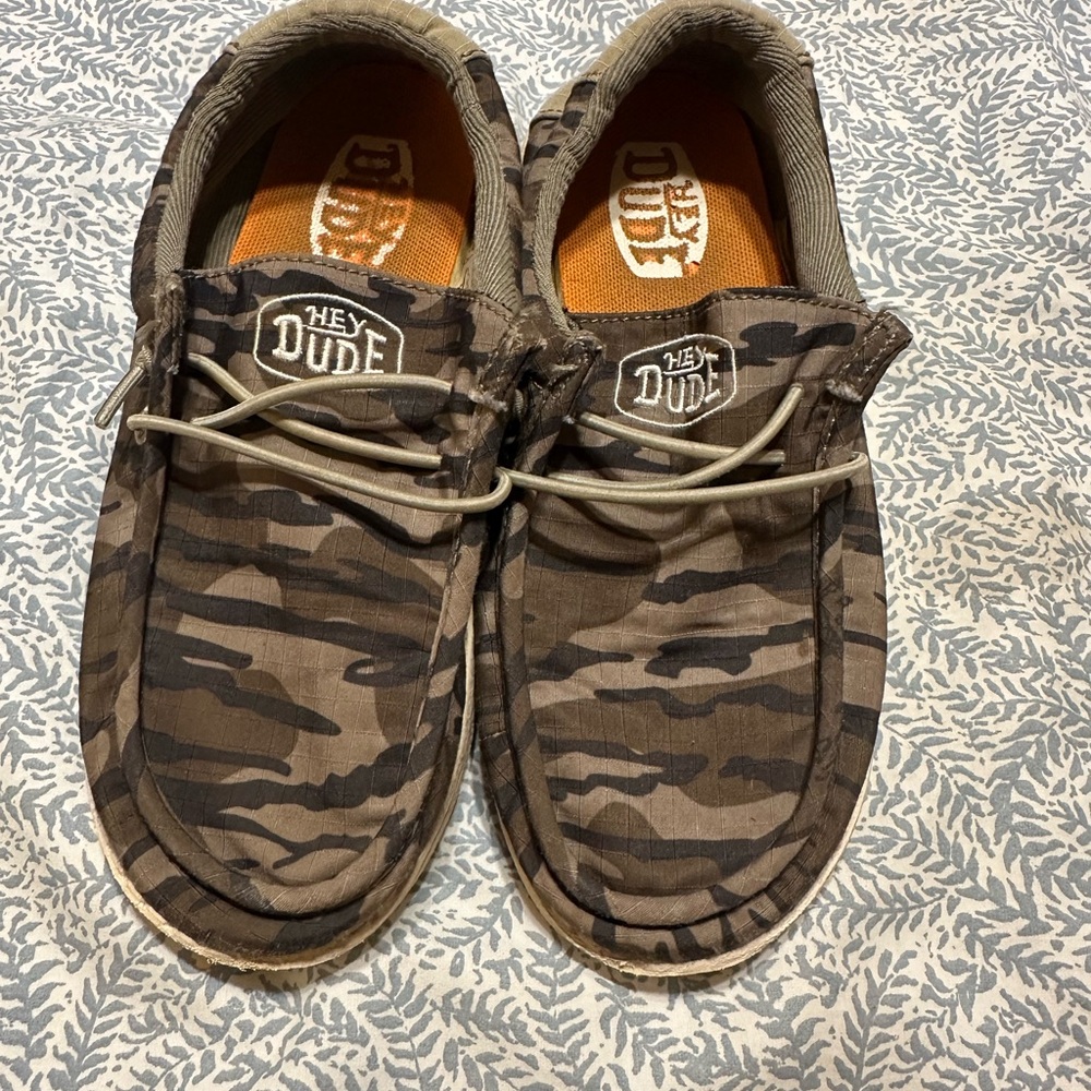 Hey Dude Kids Camouflage Slip-On Dress Shoes